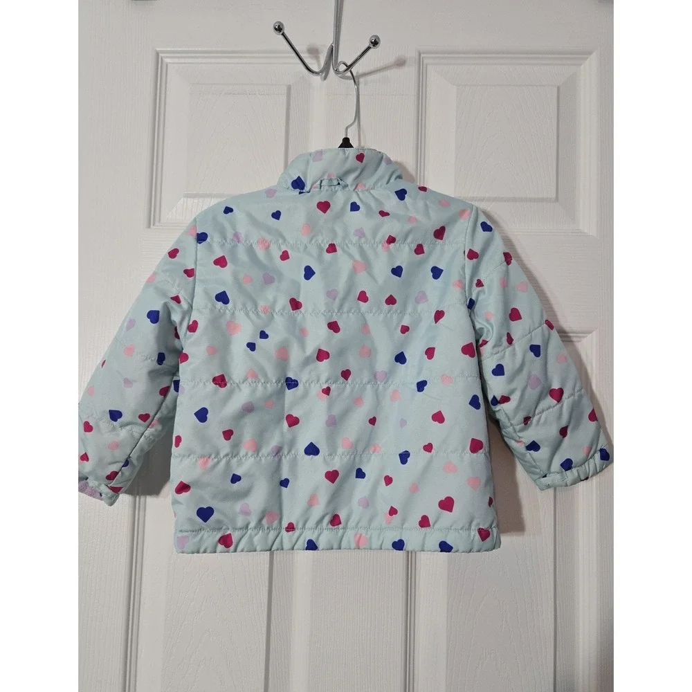 Toddler Girls Zipup light weight  Reversible Jacket Size 2T
